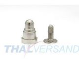 10er Pack Schraubnieten Killernieten Spikes 7,5 x 12mm Stumpf