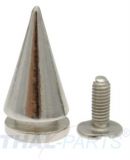 50er Pack Schraubnieten Killernieten Spikes 9 x 20mm Spitz #9