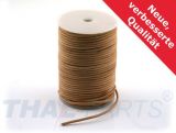 50m Rundleder Lederband Lederschnur Lederriemen 3mm Natur