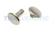 100er Pack Doppel Hohlnieten 11x12mm Unten zu Doppelhohlnieten