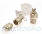 10er Pack Hundemarken Adressr�hren Silbern Hunde Plakette Marke